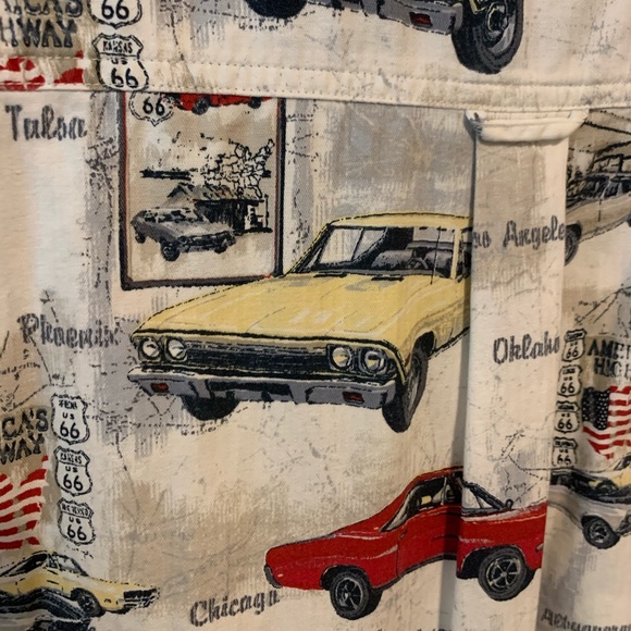 M/L vintage American Classics Muscle Car Casual Shirt - Picture 8 of 10